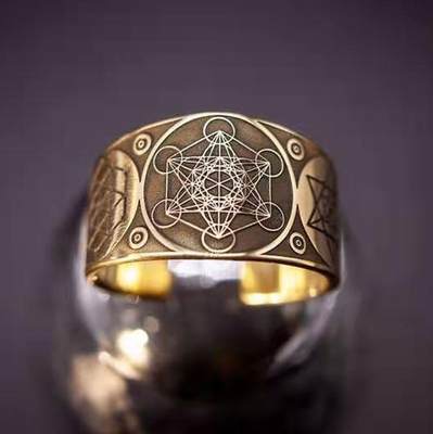 Youfan New Image open ring alloy material Gold Silver European and American style men's and women's ring wholesale