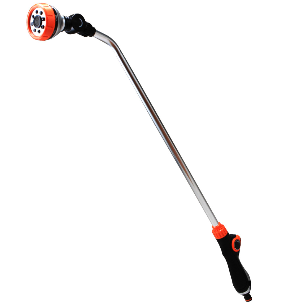 Metal 8 function long rod watering flower watering household sprinkler Amazon cross border garden garden gardening lawn spray gun