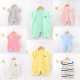 Baby Jumpsuit Short Sleeve Summer Newborn Hattie Class A Baby Climbing Jumpsuit Baby Clothes Wholesale Children's Wear