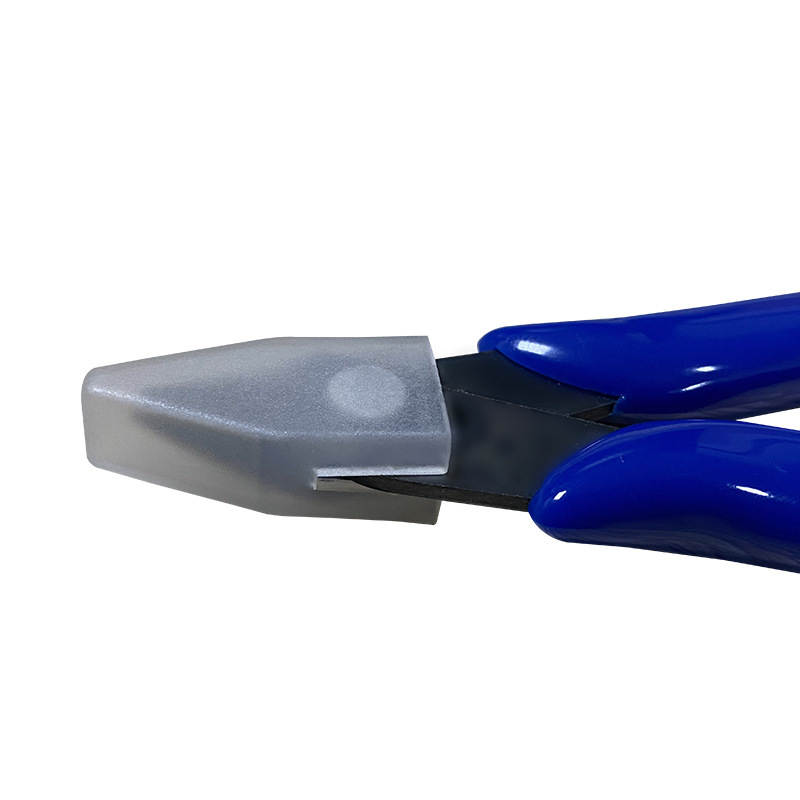 Blue handle electronic cutting pliers industrial nozzle plastic diagonal pliers model trimming cutting pliers hand tool