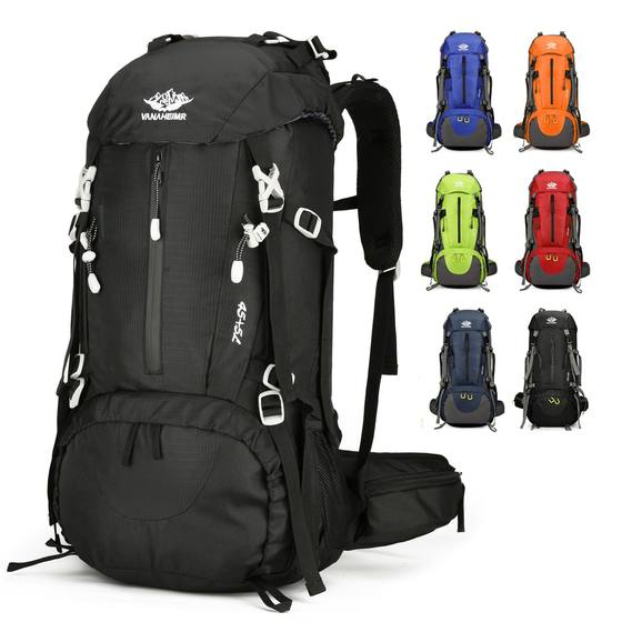 Mountaineering Bag Cross-border Outdoor Sports Large Capacity Nylon Backpack Hiking Sports Multifunctional Outdoor Backpack