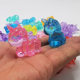 Cartoon Unicorn Acrylic Crystal Transparent Pendant Playground Children's Grab Toy Animal Blind Box Jewelry