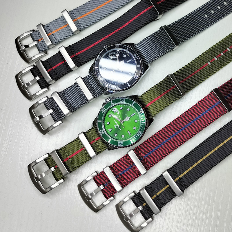 Natoナイロン時計バンドnatoナイロンキャンバス時計バンド卸売りスポット18/ 20/22mm|undefined