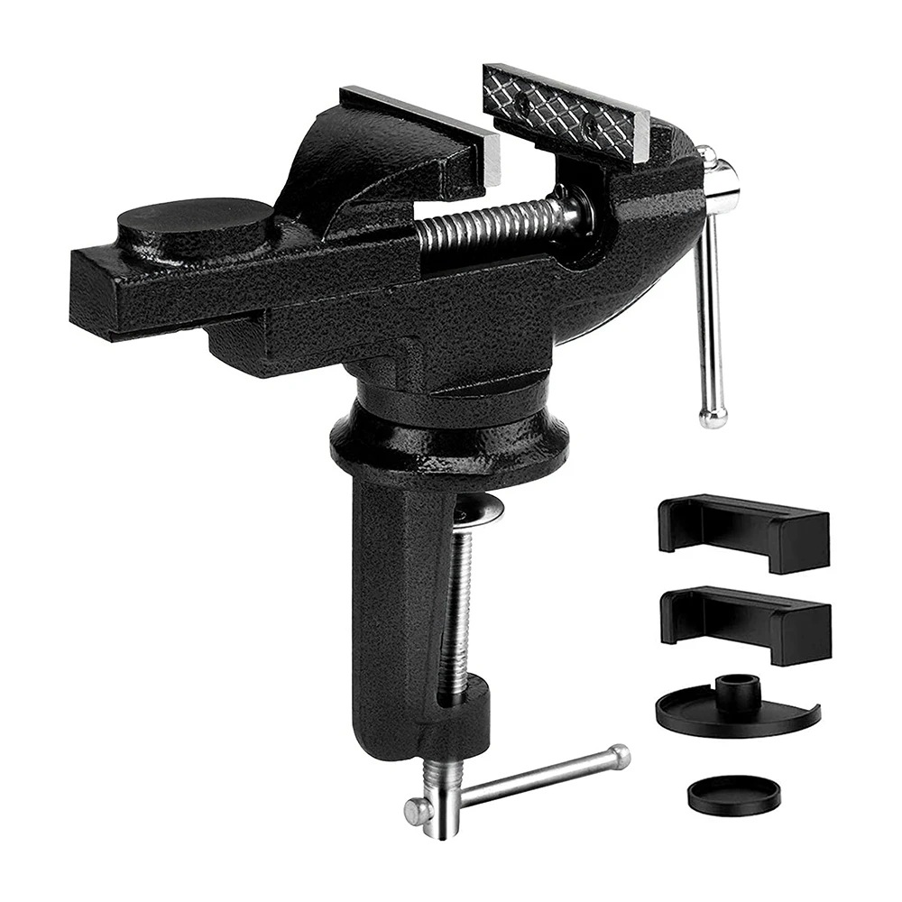 Factory direct mini flat mouth pliers 50 electronic vise wholesale desktop vise heavy-duty adjustable table vise