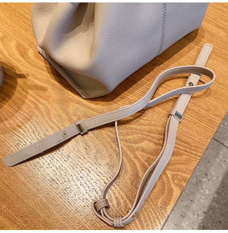Marchio di nicchia francese 2021 Nuovo arrivo Borsa per il pranzo in tinta unita abbinata Borsa a tracolla alla moda europea e americana per le donne_voghion.com