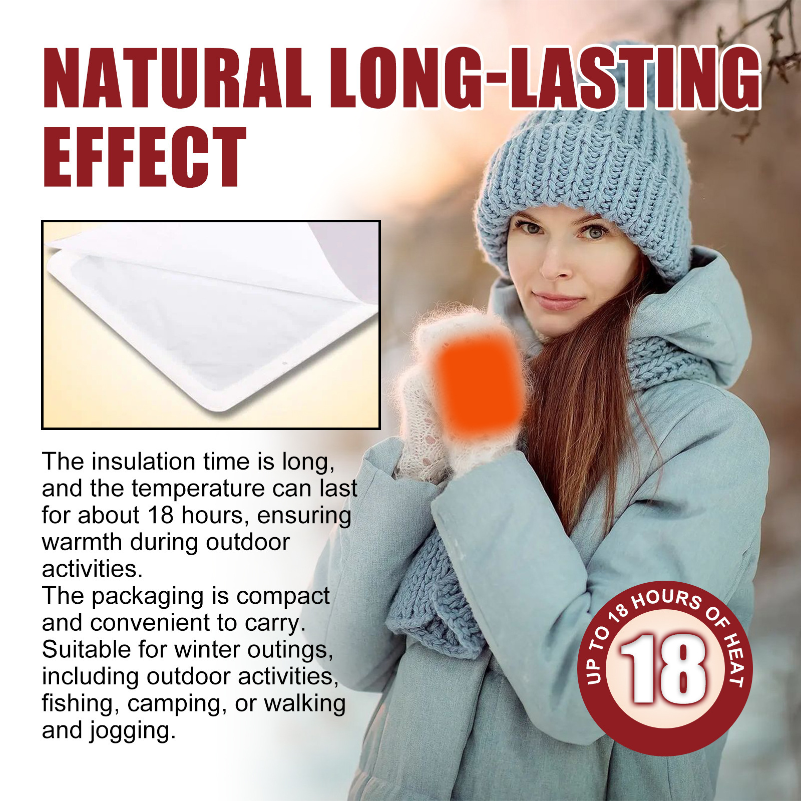 OUHOE body hand warmer winter home outdoor disposable heating cold repellent warm body warmer baby stickers_voghion.com