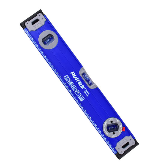 High Accuracy Magnetic Level Gauge Aluminum Alloy Thick Level Mini Household Anti-fall Ruler Multifunctional Decoration Tool