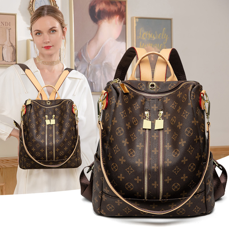 Backpack Women's Korean-style 2023 New Easy-to-ride Women's Bag Fashionable Casual Dual-use Mummy Large Capacity Women's Backpack Trendy