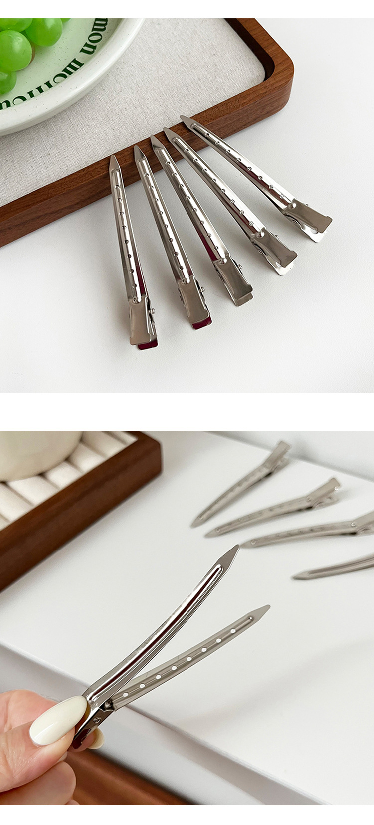 Hair root hair fluffy clip seamless hairpin bangs duckbill positioning clip makeup artist shaping clip headdress hairpin_voghion.com