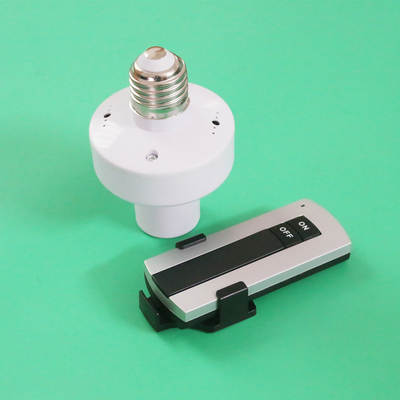 Wholesale wireless remote control lamp holder switch E27 screw RF 315m wall led energy-saving lamp can order 110V