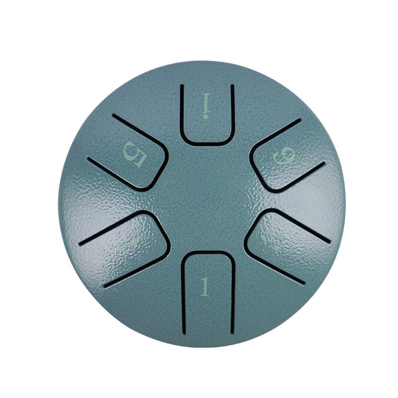 Mini ethereal drum 3.8 inch 6-tone steel tongue drum educational toys children's percussion instruments source factory cross-border exclusive