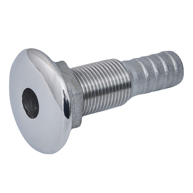Half Wire Outlet Stainless Steel 316 Stainless Steel Half Teeth Ventilation Pipe with Horse Teeth Double Thread Drain Bolt