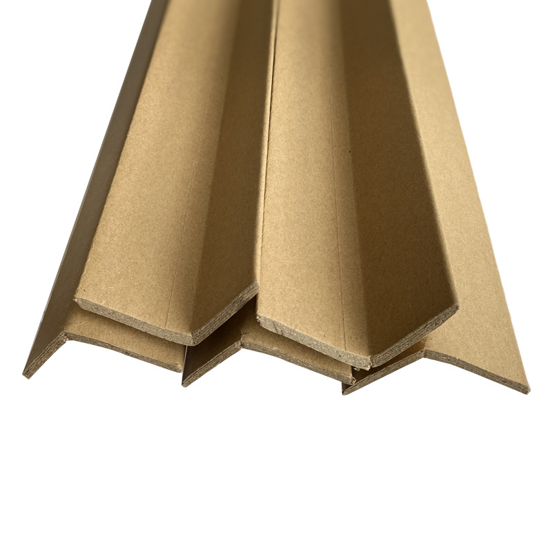 Manufacturer 50*50 * 5mm paper corner protection furniture tray L-type carton packaging corner protection thickened hardened corner protection strip