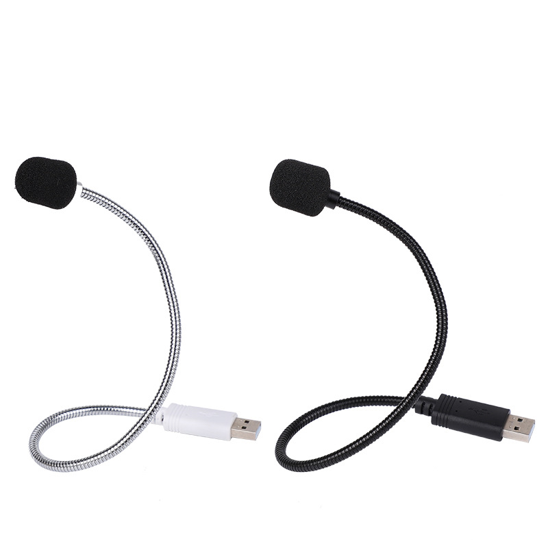 USB extension tube Microphone Microphone computer laptop Microphone USB Microphone with sponge