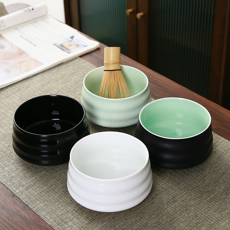 Matcha Bowl Japanese Ceramic Matcha Tea Zen Tea Set Tea Bamboo Matcha Brush Baiben Li Song Dynasty Tea Ceremony
