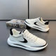 Men's shoes spring new breathable Ice Silk cloth mesh shoes trendy versatile clunky sneakers soft bottom sports casual argan shoes