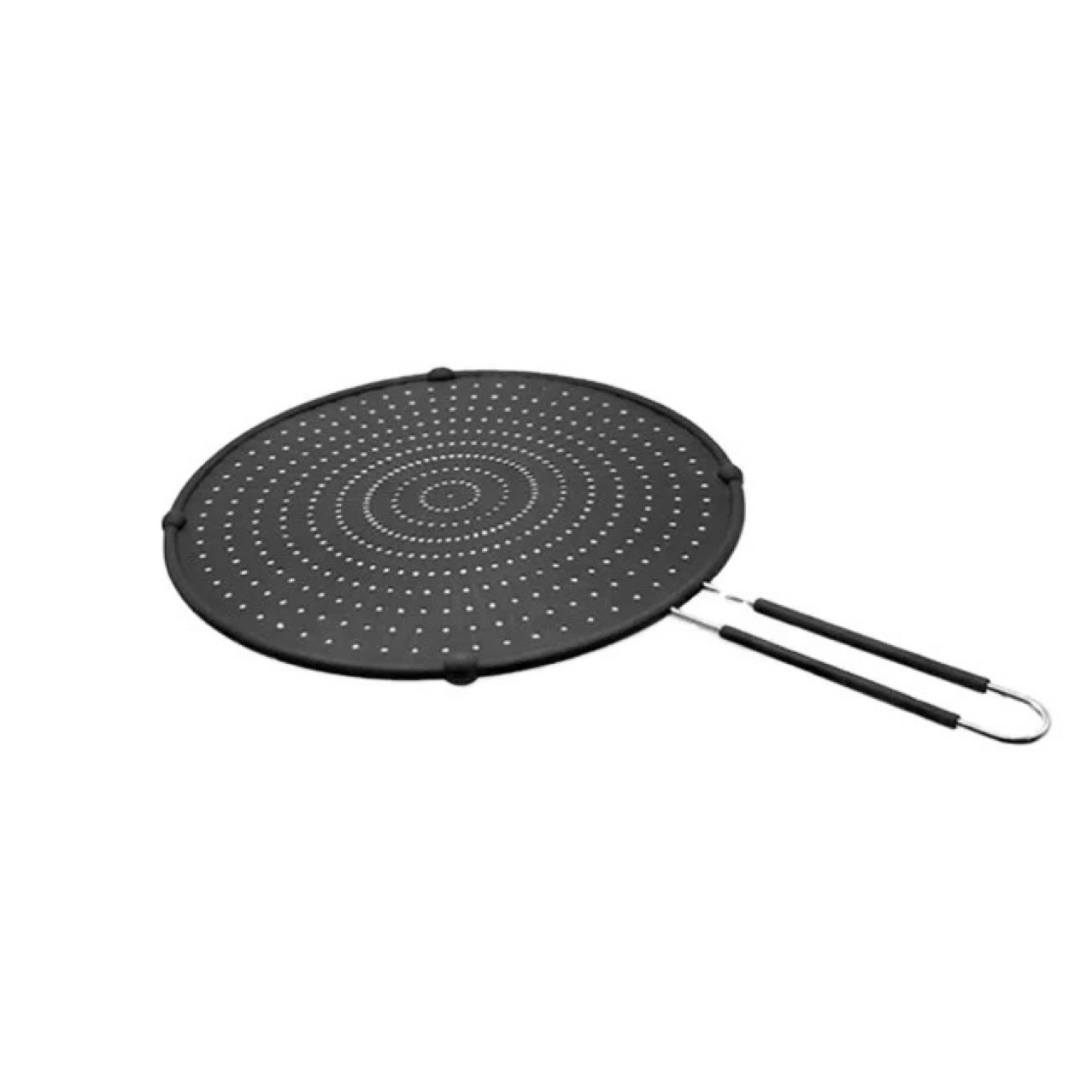 Kitchen oil-proof frying screen Oil-proof splash-proof stainless steel silicone oil-proof screen vegetable drain filter net