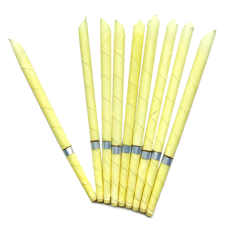 Factory foreign trade aromatic Ear Candle aromatherapy Ear Candle stick Ear Candle fireproof tin foil ring Ear Candle ten sets