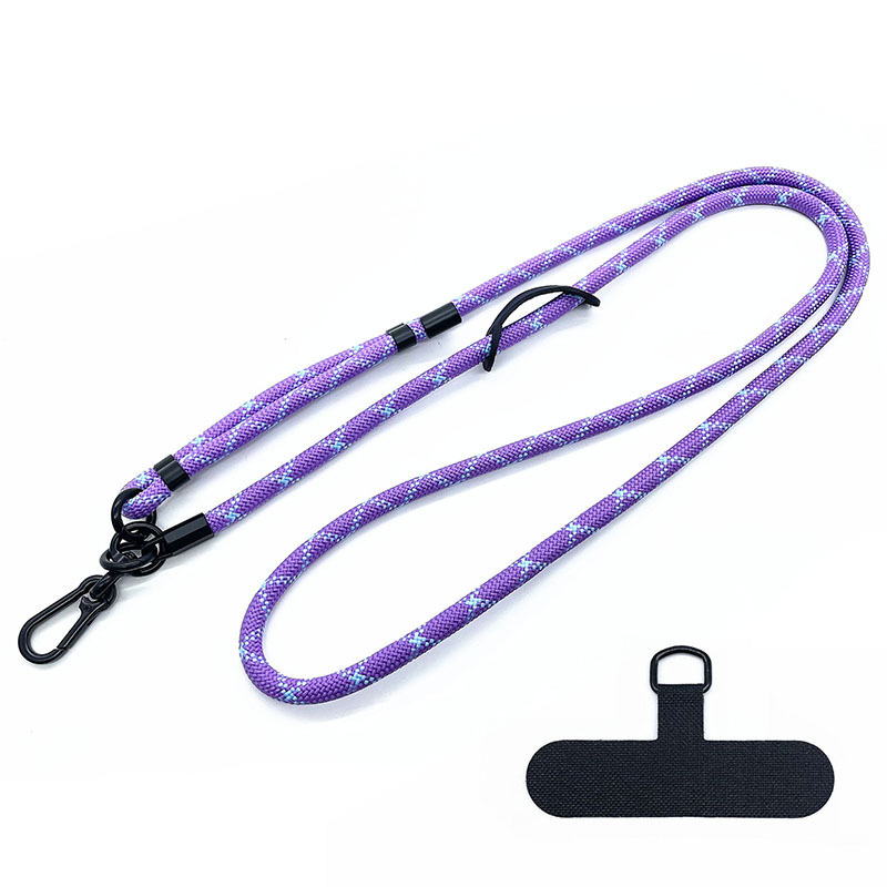 8MM adjustable mobile phone gasket lanyard mobile phone case lanyard outdoor crossbody neck rope clip removable
