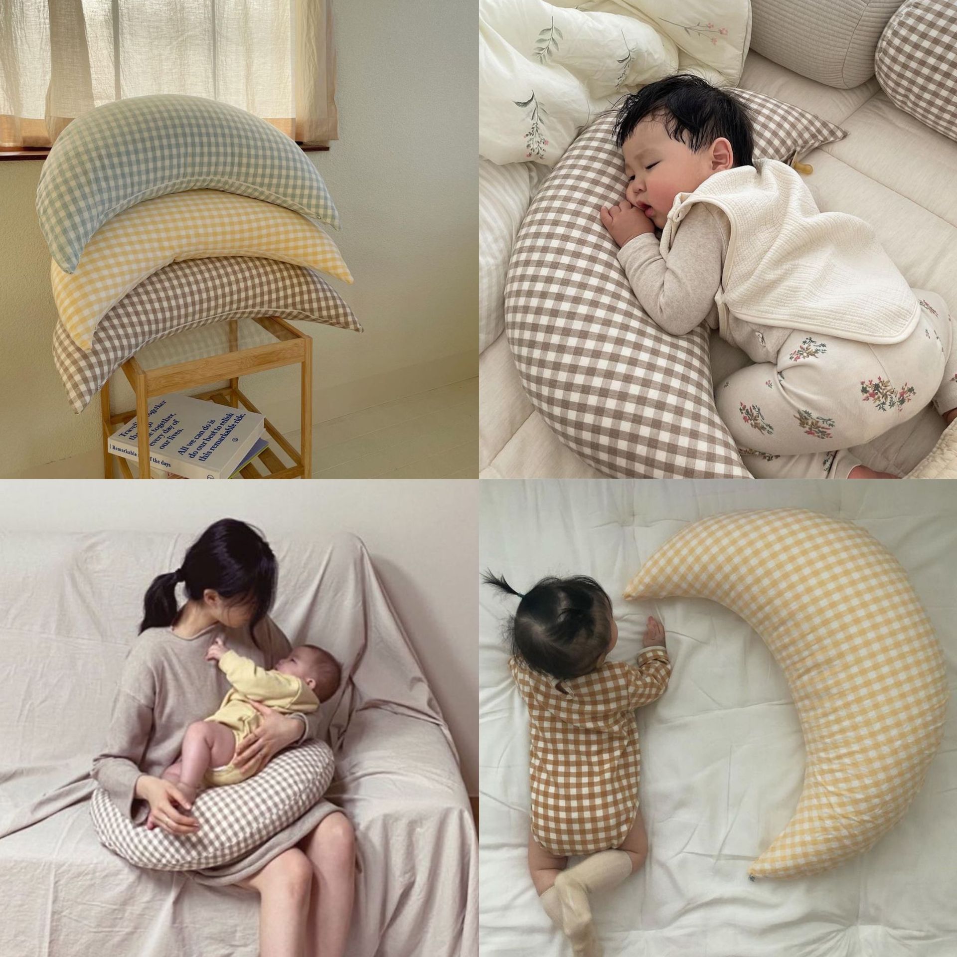 Pillow Baby's Sleeping Pillow Children's Sleeping Pillow Newborn Summer Cushion Pillow Girl's Pure Cotton Cute Pillow