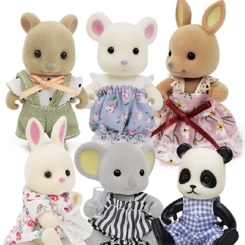 Chong Meng Koala Diary Original Doll Doll Rabbit Bear Doll Town Matching Play House Children's Toys