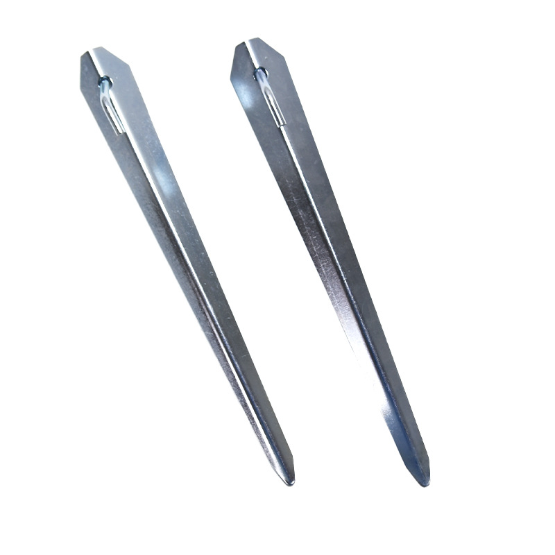Factory wholesale outdoor camping canopy tent ground nails large beach camp reinforced iron ground nails 37cm
