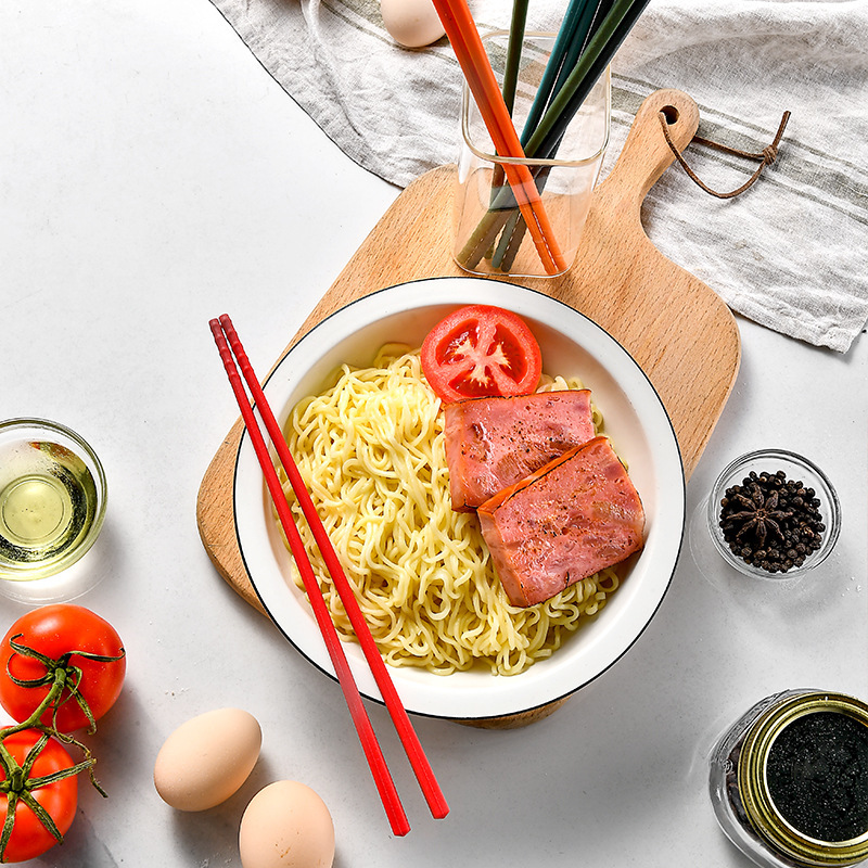 Food grade silicone chopsticks 24cm household chopsticks high temperature resistant non-slip steel core Chinese family chopsticks wholesale