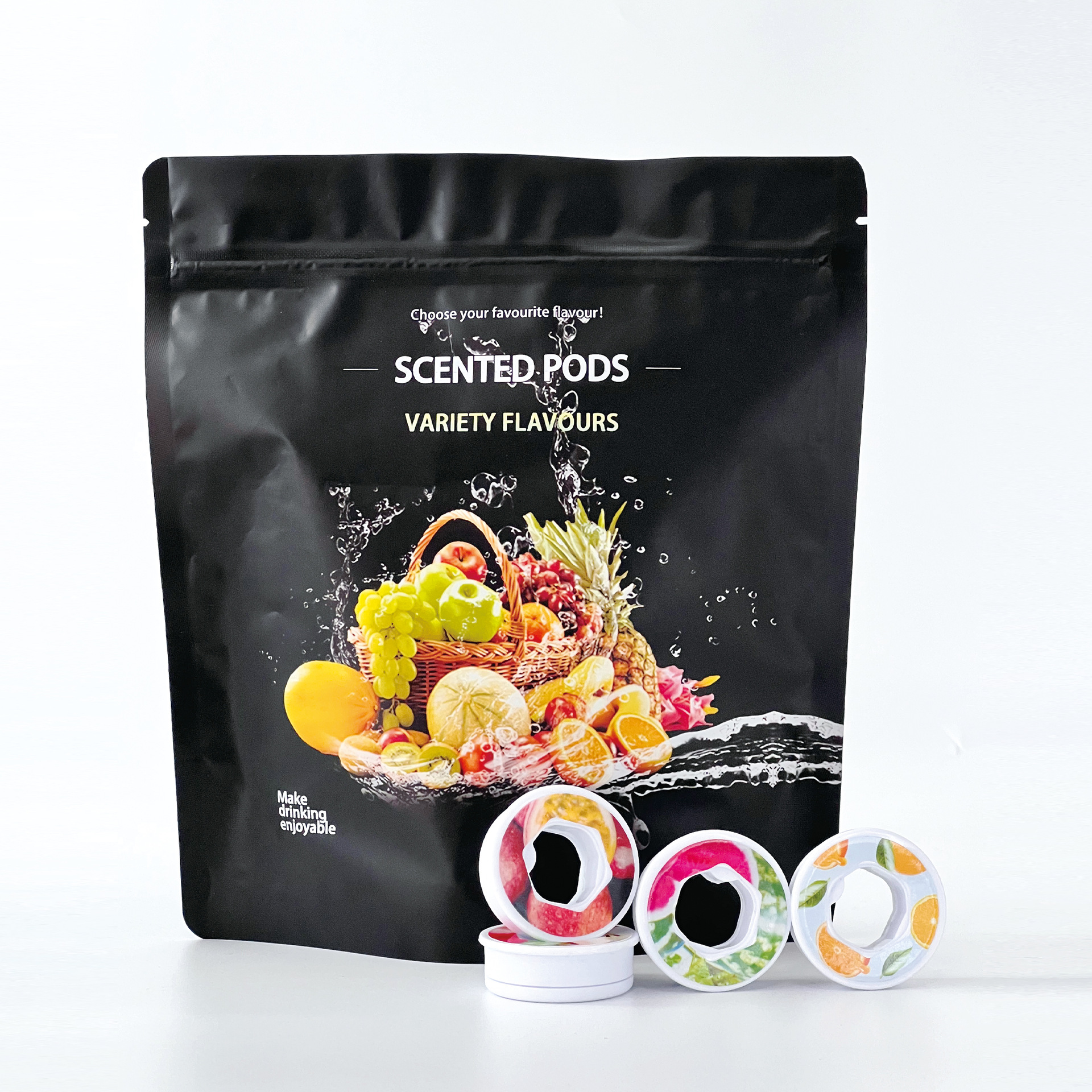 Cross-border hot-selling playful cup special fruit soda playful ring factory direct Amazon flavor ring