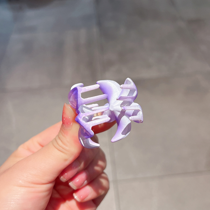 Candy-colored egg flower hair clip female Net red super fairy small size updo hair clip temperament shark clip hair clip headdress wholesale_voghion.com