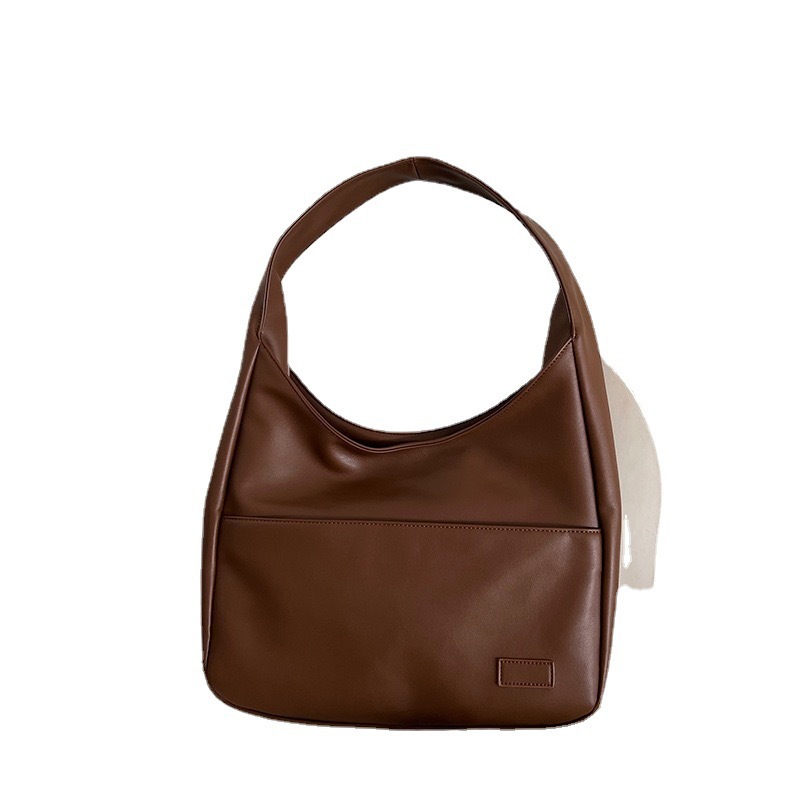 bag2024 New Trendy Women's Bag Tote Bag Shiling Bag Soft Leather Large Capacity Leather Bag Wholesale Casual Shoulder Bag