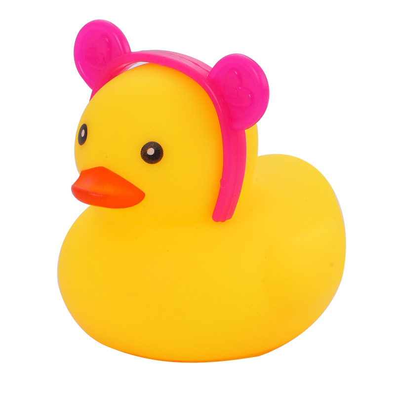 Water playing small yellow duck mini bath toys baby water playing small duck accessories vinyl children's educational toys wholesale