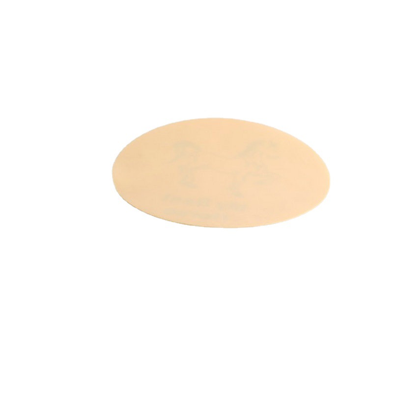 Cross-Border 2020 new creative round heat insulation non-slip silicone bottle opening mat multi-pattern color silicone coaster
