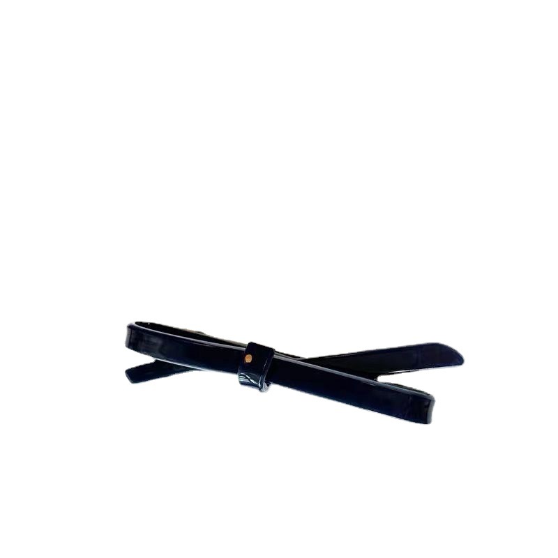 Korean Bow Hairpin Cyber Celebrity Acetic Acid Hairpin Back Head Spring Clip Advanced Sense Bangs Hair Accessories for Women