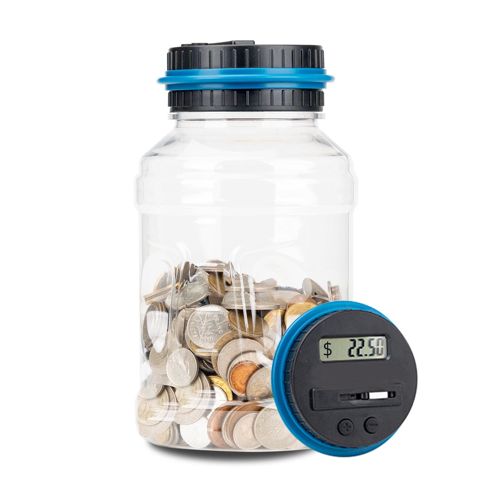 US Dollar Taiwan Dollar Electronic Counting Change Coin Piggy Bank Money Bucket Smart Large Bucket Money Bucket Amazon
