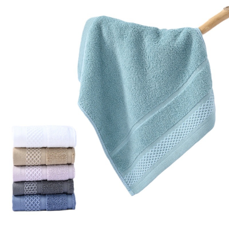 Bath towel cotton household suit cotton towel face washing soft absorbent square towel extra large hand wiping foot cleaning gift wholesale