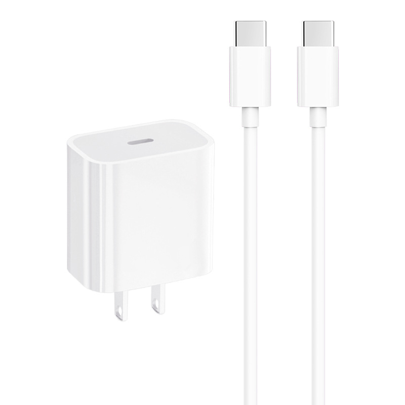 Le sugar suitable for iPhone14 mobile phone 20W high power PD fast charging head suit Type-C charger data cable