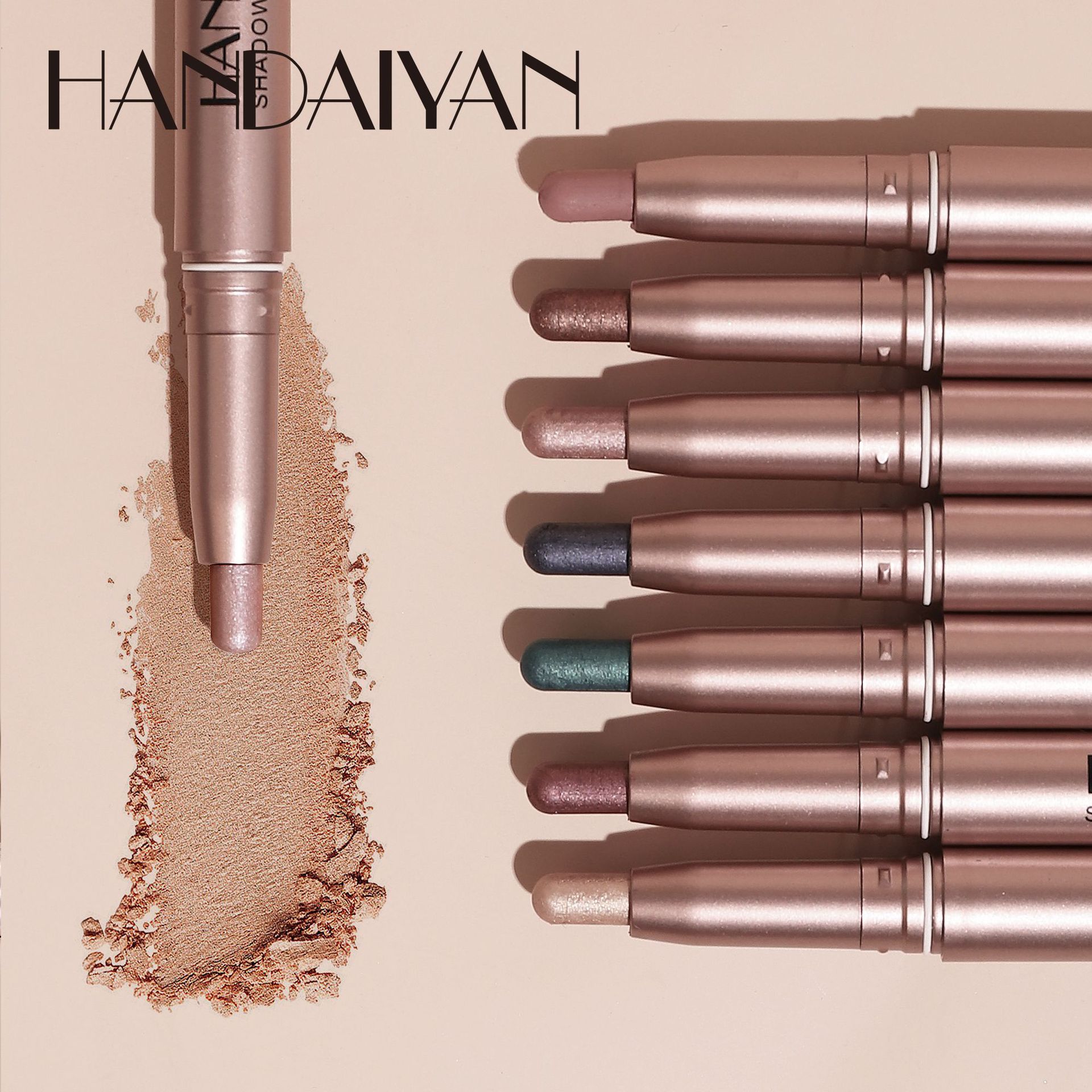 Han Deyan handaiyan single suit eye-shadow pencil high-Gloser eye-shadow stick not makeup cross-border for eyeshadow