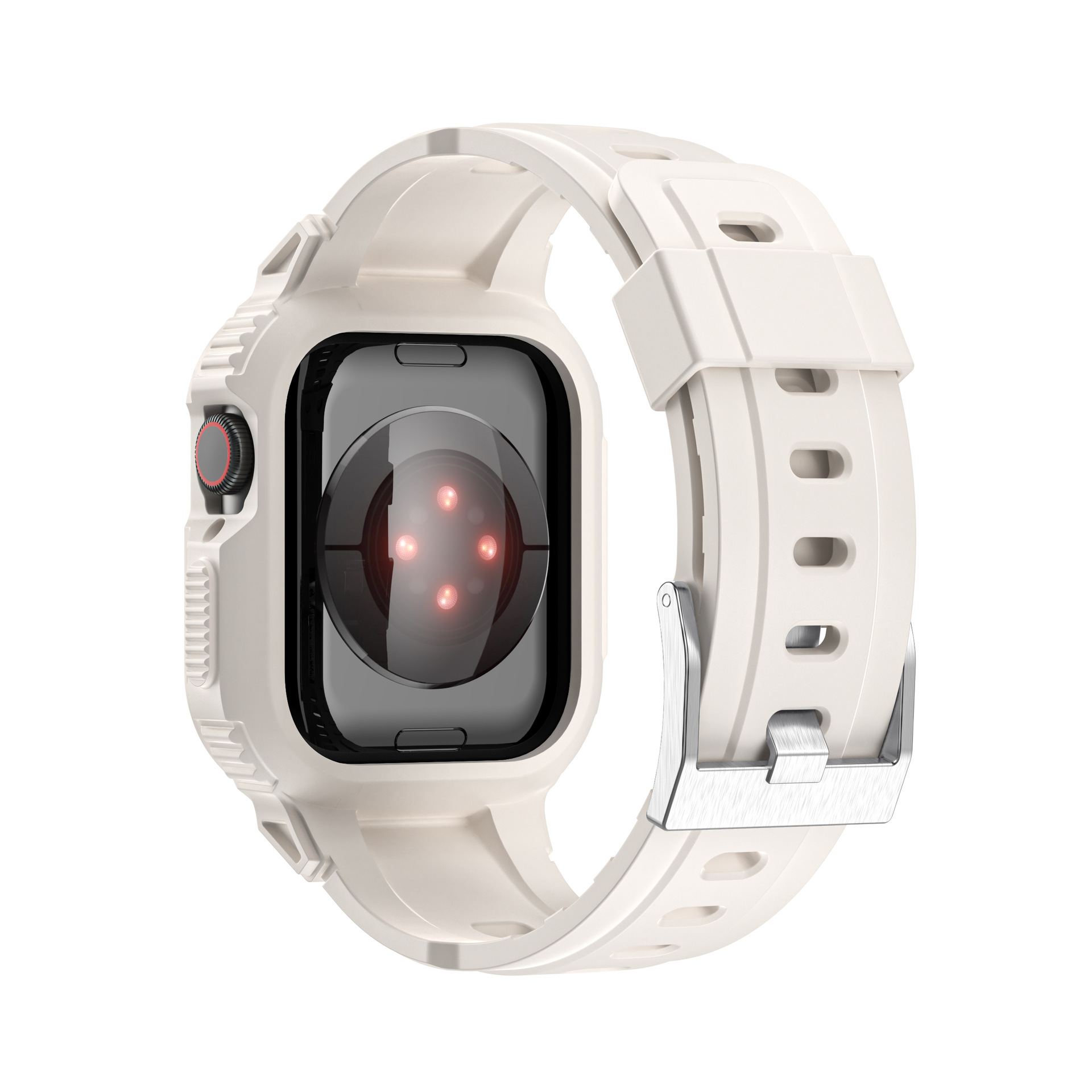 For apple watch apple watch 4/5/6/7/8 generation iwatch integrated strap armored TPU strap