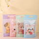 Bear and rabbit small grid combination (four colors mixed 50 pcs/pack)