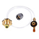 Liquefied gas tank is filled with flat gas, card tank and manp gas tank