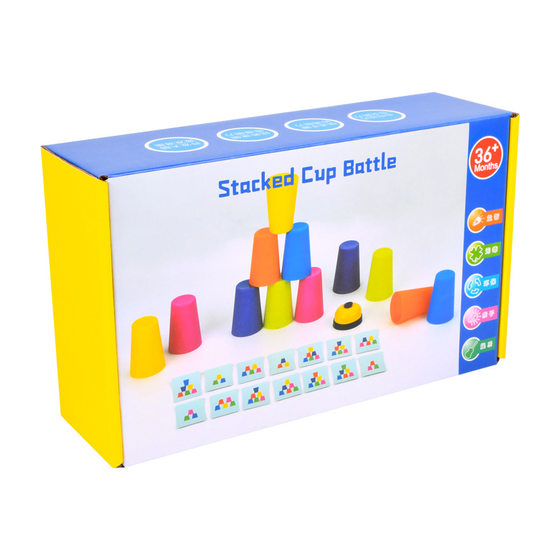 Cross-border stacked cups children's fast stacked cups competitive stacked cups kindergarten interactive games educational thinking training toys