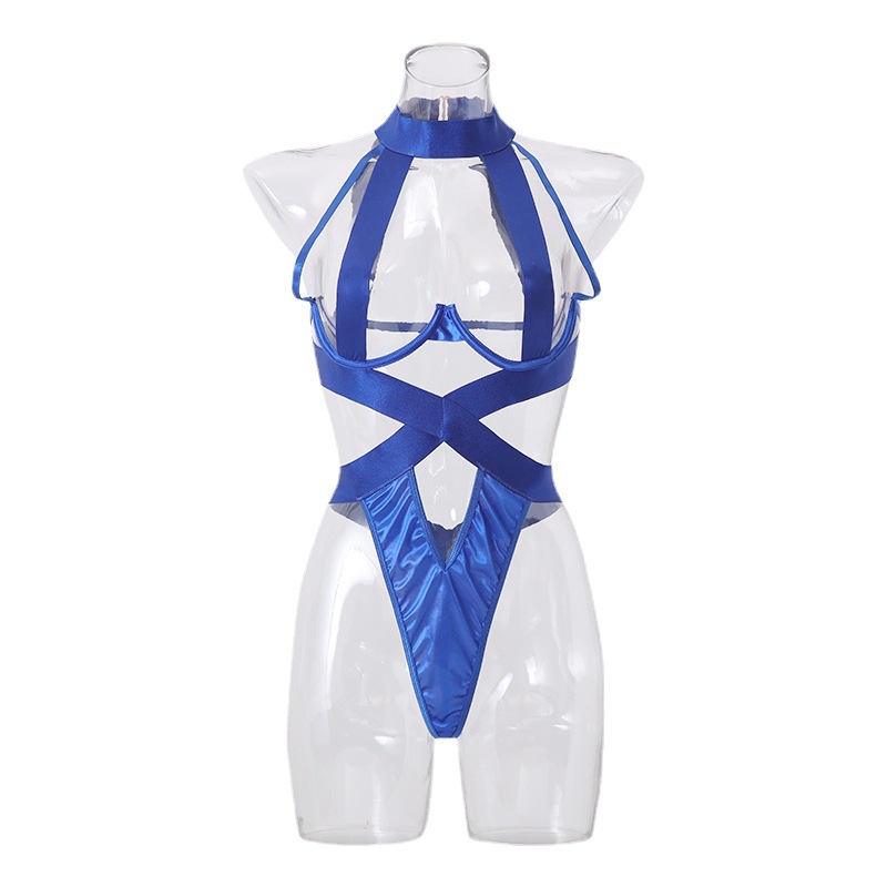 Nannimei Foreign Trade Explosions Summer Fashion Sexy Women's Sexy Underwear Hollow Backless jumpsuit CQX0814