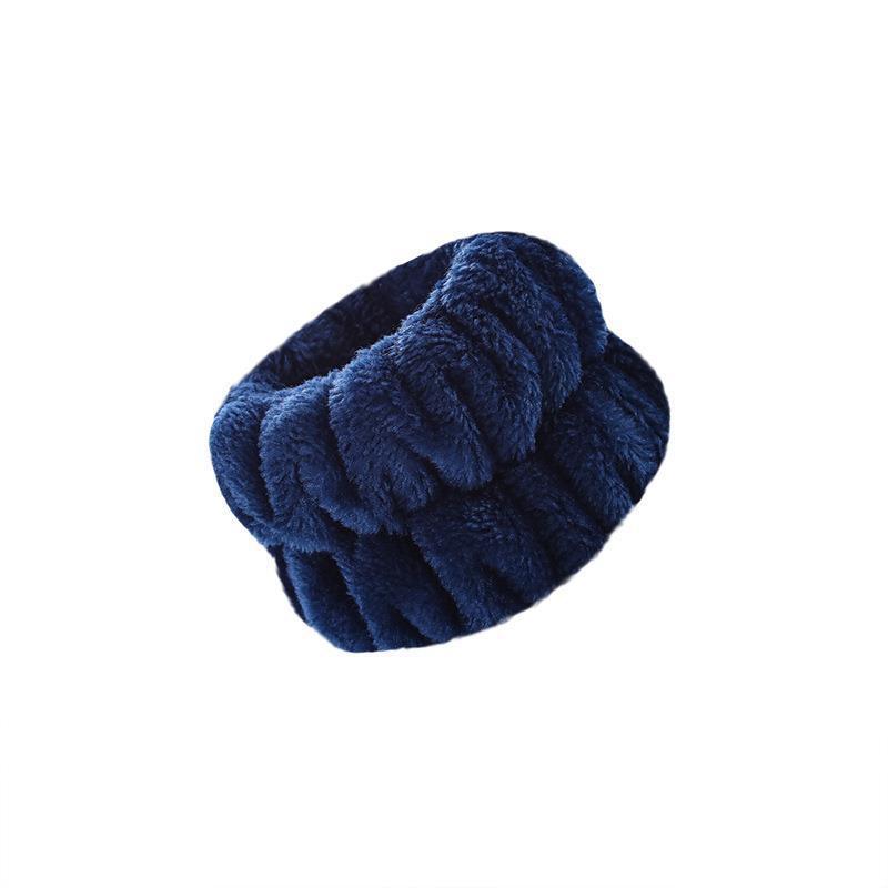 Solid Color Plush Wristband Wash Face Artifact Spa Bracelet Spa Bracelet Waterproof Hair Band European and American Cross-border Wristband