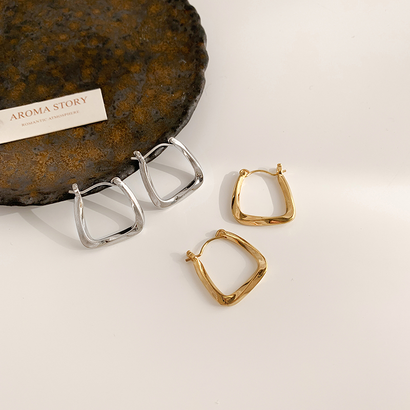 Niche design sense tide earrings high cold wind earrings new smooth
Simple Ear Ring
Earrings wholesale women