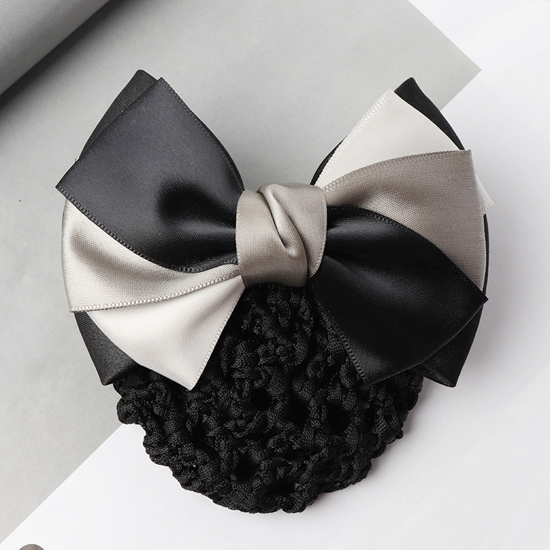Hotel Waiter Head Flower Korean Telecom Mobile Stewardess Nurse Bank Net Flower Fixture Hair Net Pocket Headwear