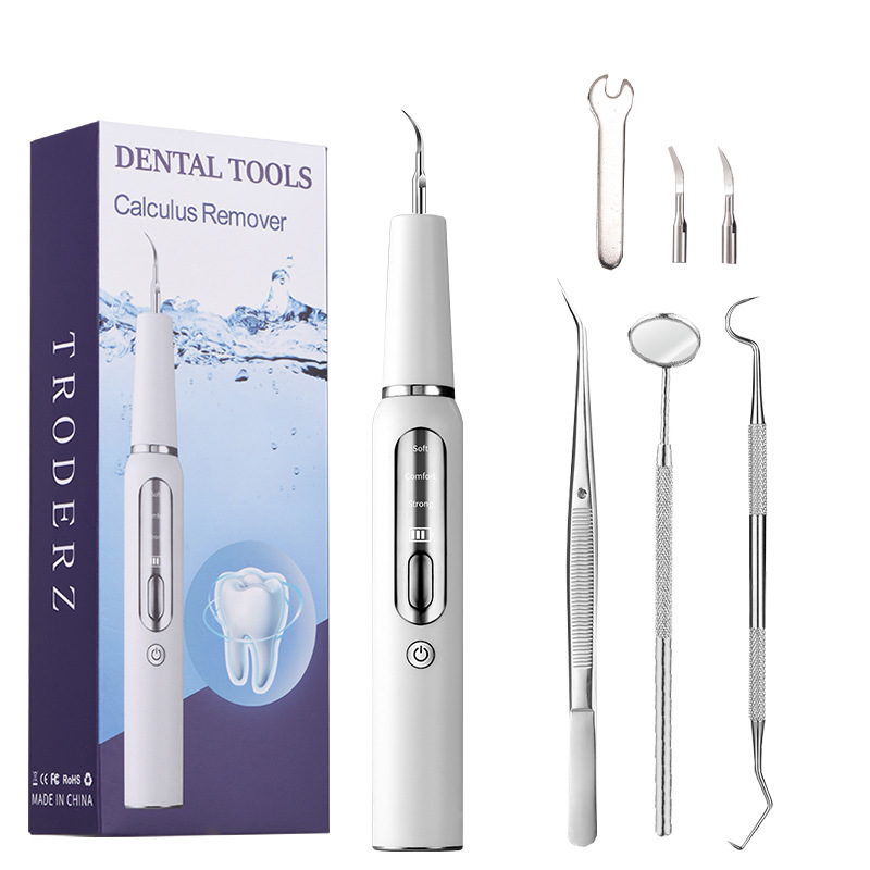 Ultrasonic electric tooth cleaner household tooth cleaner new tooth stone portable tooth beauty instrument tooth cleaner
