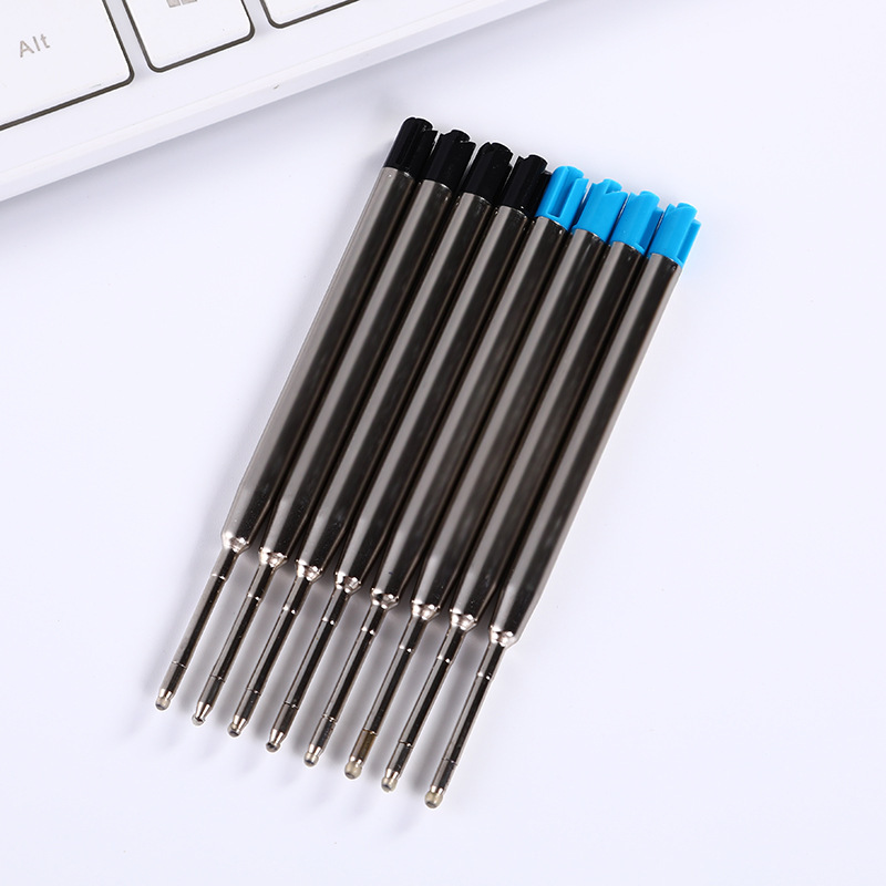 Spot Metal Ballpoint Pen Refill G2 Water Refill 424 Universal Neutral Refill Rotary Push Sign Pen Refill