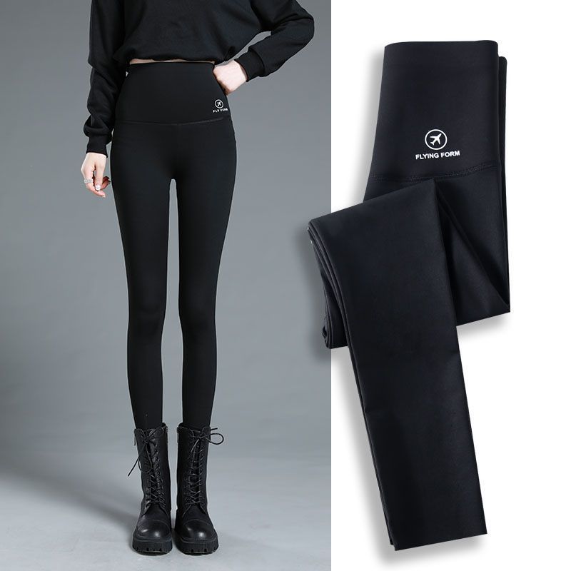 Shark Pants Leggings Women's Black Outer Wear Pants Spring and Autumn Yoga Barbie Pants Belly Tinting Hip Slim Legs High Waist