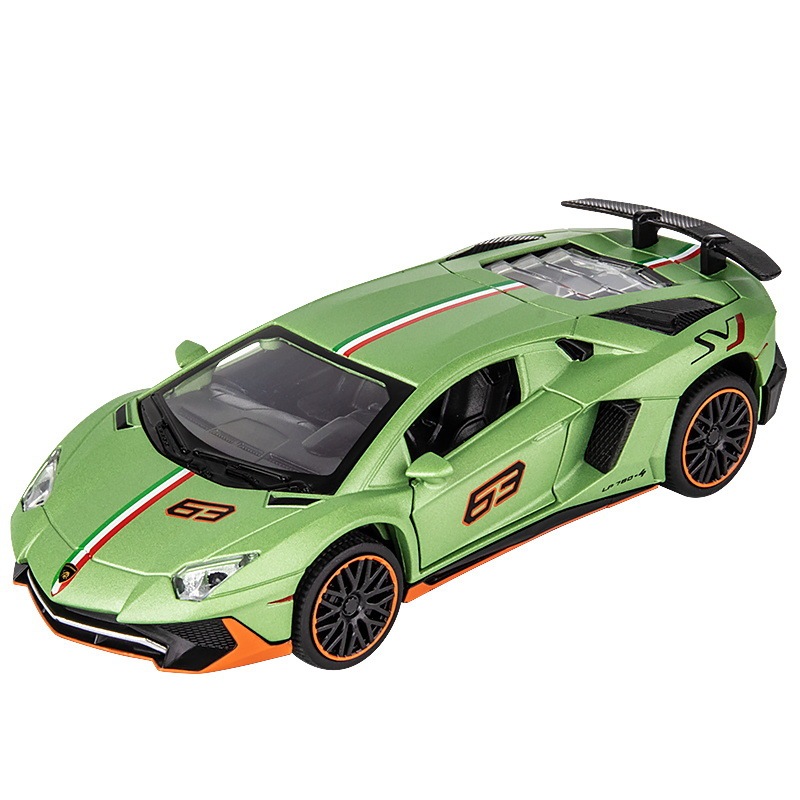建元窓開けケース1:32蘭博LP780-4シミュレーション合金模型回力音光玩具車児童卸売り|undefined