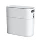 Ecoco Italian Coco New Trash Can Household Bathroom Kitchen Gap with Lid Large Automatic Packaging Paper Barrel